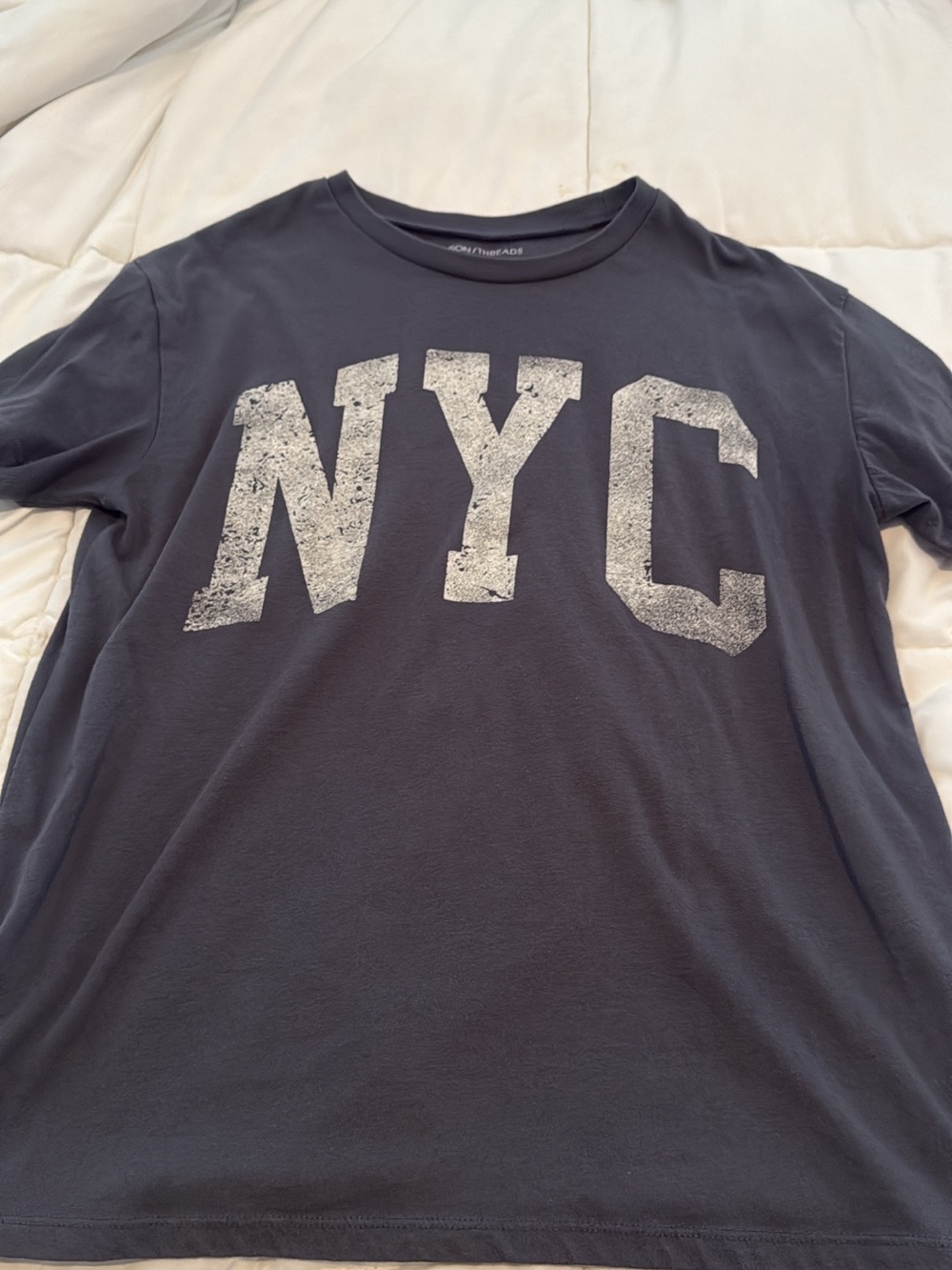 NYC Graphic Crew Neck T-Shirt - Dark Gray